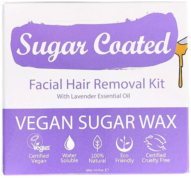 Набір для депіляції обличчя - Sugar Coated Facial Hair Removal Kit — фото N1