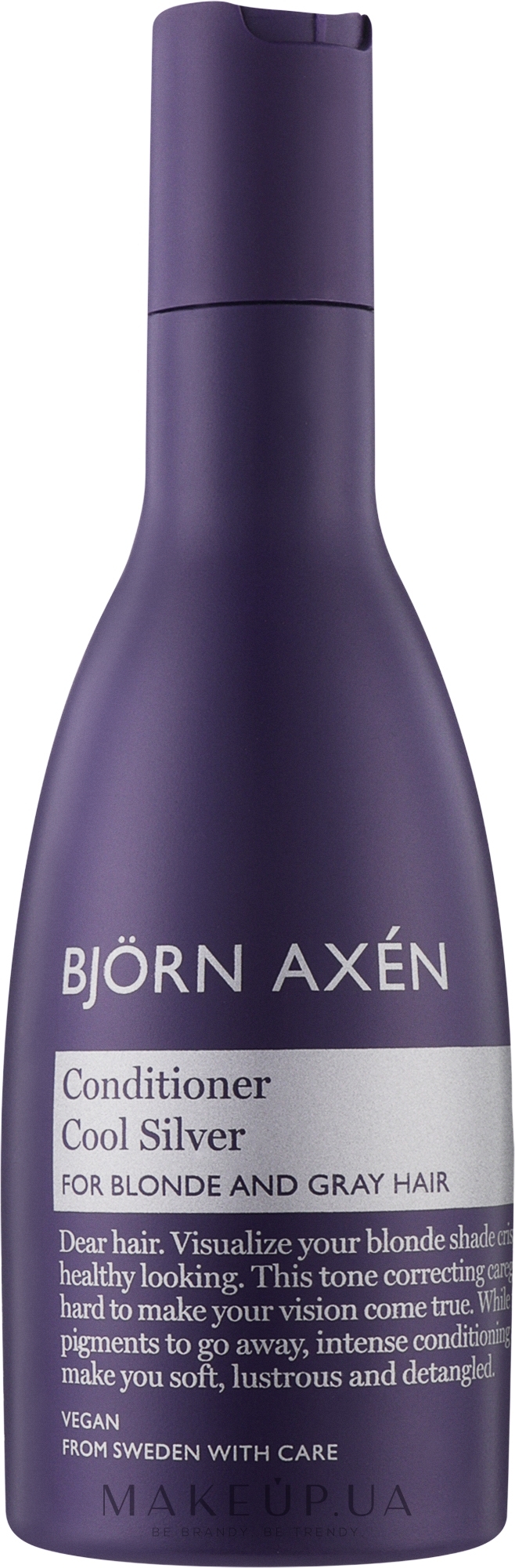 Кондиціонер від жовтизни волосся - BjOrn AxEn Cool Silver Conditioner — фото 250ml