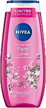 Духи, Парфюмерия, косметика Гель для душа - NIVEA Fresh Care Shower Floral Love Limited Edition