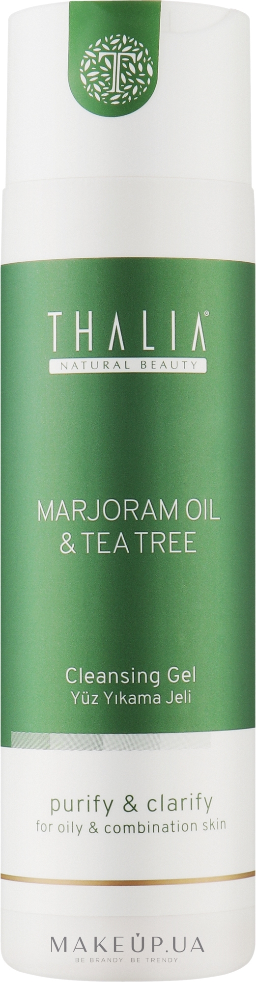 Очищувальний гель для вмивання з майораном і чайним деревом - Thalia Marjoram Oil & Tea Tree Cleansing Gel — фото 200ml