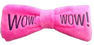 Косметическая повязка для волос, розовая - WOW! Pink Hair Band — фото N1