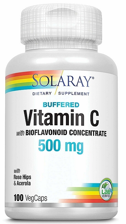 Пищевая добавка "Витамин C", 500mg - Solaray Mega Vitamin B-Stress — фото N1