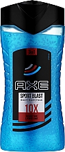 Гель-шампунь для душу - Axe Re-Energise After Sport Body Hair And Shower Gel Sport Blast — фото N1