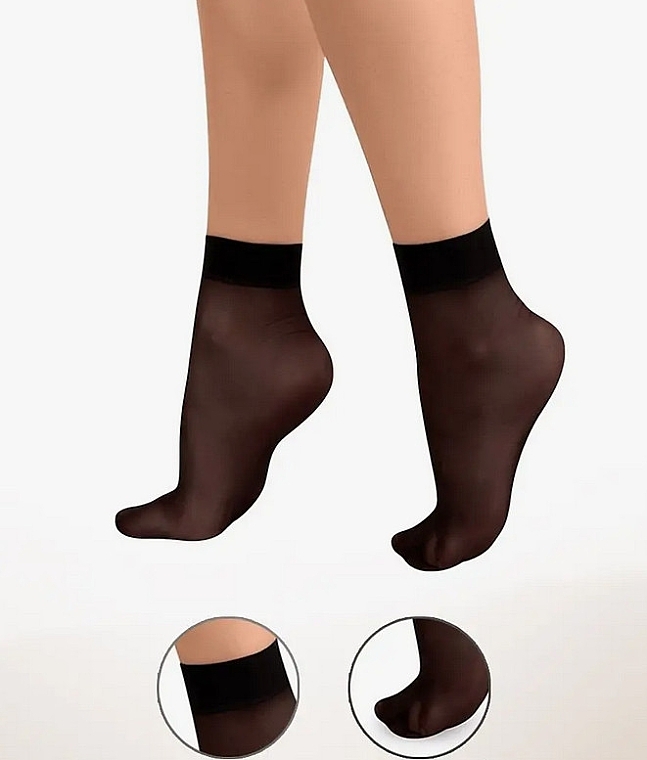 Шкарпетки для жінок "City" 40 Den, 2 пари, nero - Incanto — фото N2