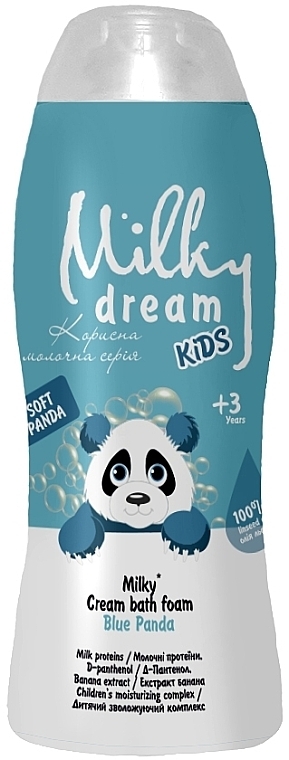 Крем-піна для ванни "Блакитна панда" - Milky Dream Kids — фото N1