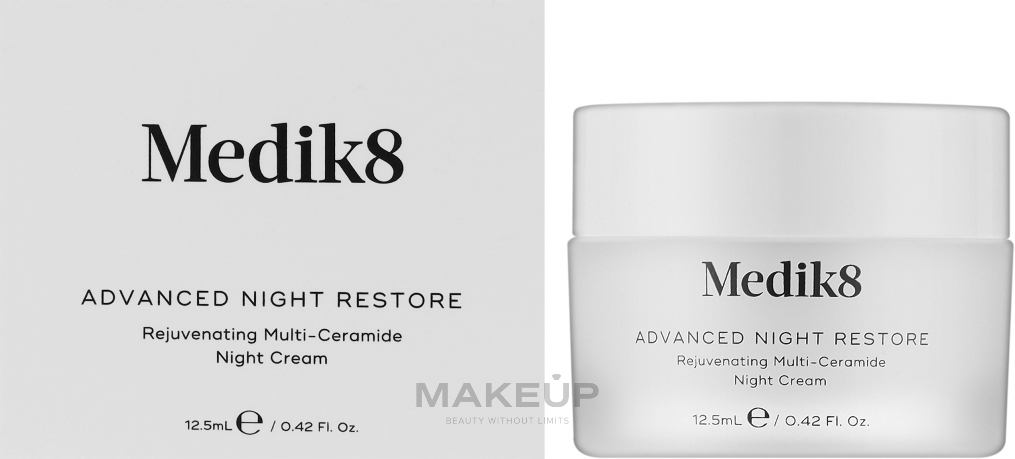 Омолаживающий ночной крем для лица с мульти-керамидами - Medik8 Advanced Night Restore Rejuvenating Multi-Ceramide Night Cream (пробник) — фото 12.5ml