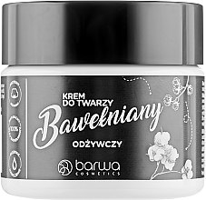 Духи, Парфюмерия, косметика Крем для лица с хлопком - Barwa Natural Face Cream Cotton 