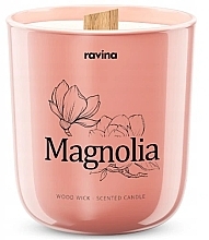 Ароматическая свеча "Magnolia" - Ravina Aroma Candle — фото N1