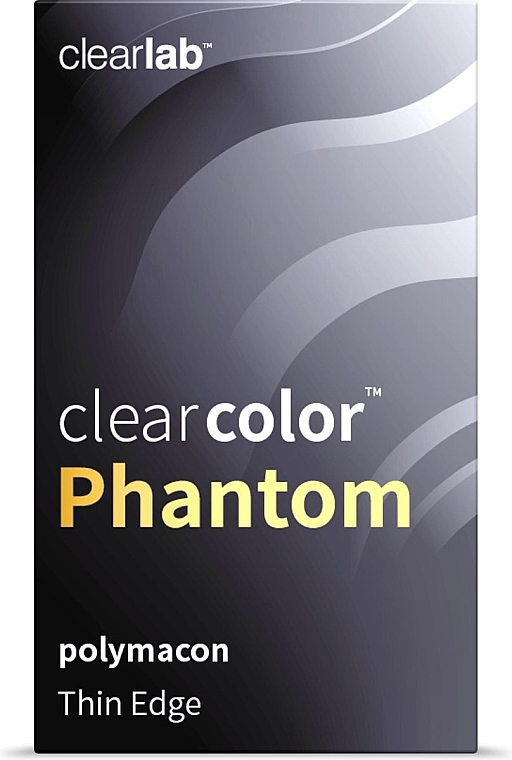 Кольорові контактні лінзи, "Smiley", 2 шт - Clearlab ClearColor Phantom — фото N3