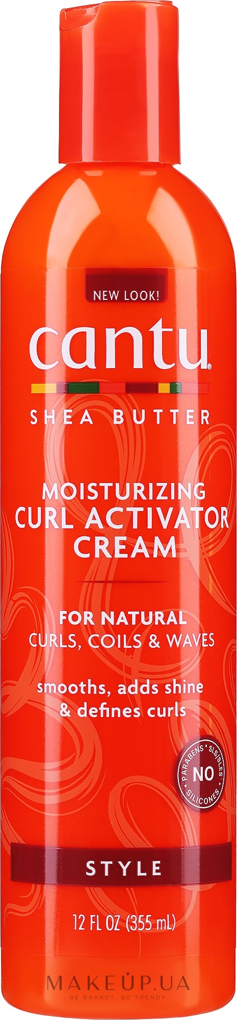 Крем-активатор для вьющихся волос - Cantu Shea Butter for Natural Hair Moisturizing Curl Activator Cream — фото 355ml