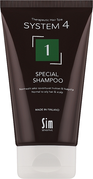 Шампунь для нормальной кожи головы и склонной к жирности - Sim Sensitive System 4 Special Shampoo — фото N1