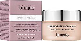 Відновлювальний нічний крем для обличчя - Bimaio Time Reverse Night Cream — фото N2
