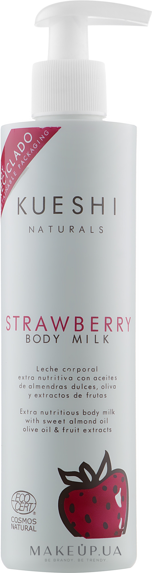 Молочко для тела "Клубника" - Kueshi Naturals Strawberry Body Milk — фото 250ml