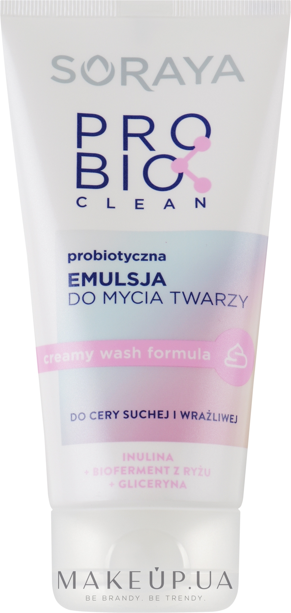 Эмульсия для умывания, для сухой и чувствительной кожи - Soraya Probio Clean — фото 150ml
