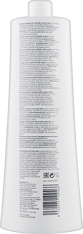 Шампунь для світлого і сивого волосся - Revlon Professional Eksperience Color Protection Shampoo — фото N4