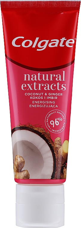 Зубная паста "Кокос и имбирь" - Colgate Natural Extracts Coconut & Ginger Toothpaste — фото N1