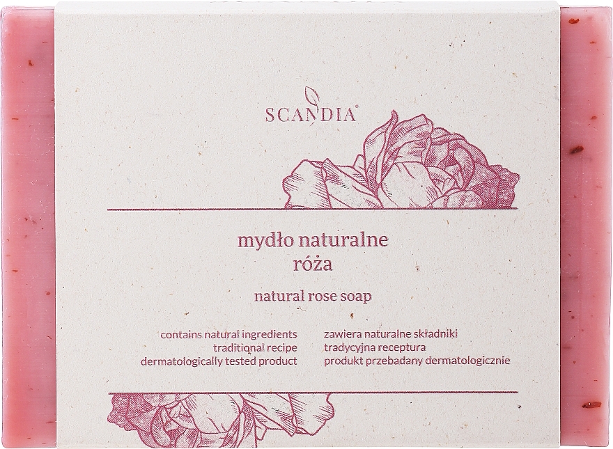 Мыло "Роза" - Scandia Cosmetics — фото N1