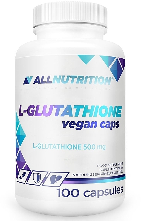 Харчова добавка "Глутатіон", 500 Mg - Allnutrition L-Glutathione — фото N1