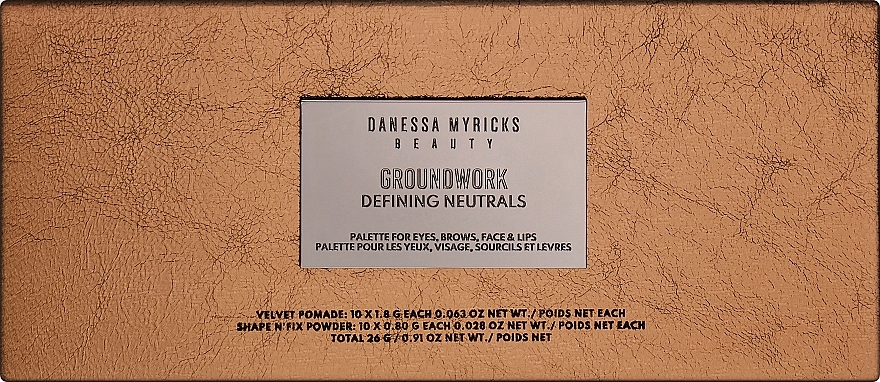 Многофункциональная палитра для макияжа - Danessa Myricks Groundwork Palette Defining Neutrals — фото N2