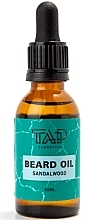 Олія для бороди "Sandal Wood" - TAP Cosmetics Beard Oil — фото N1