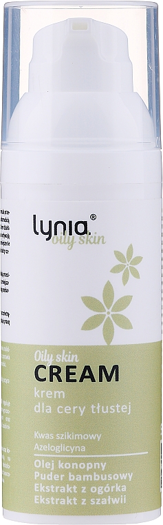 Крем для жирної шкіри обличчя - Lynia Oily Skin Cream — фото N1