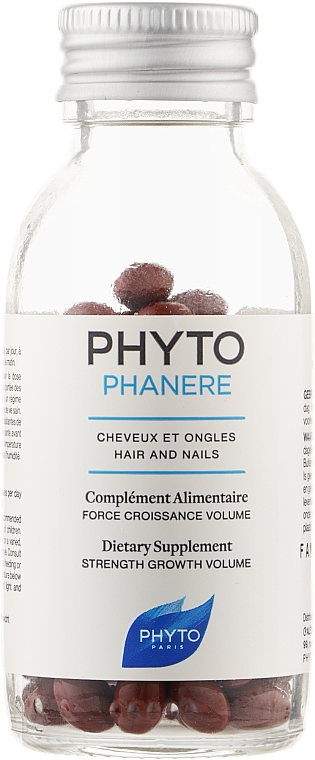 Добавка дієтична для волосся і нігтів - Phyto Phytophanere Hair And Nails Dietary Supplement — фото N1