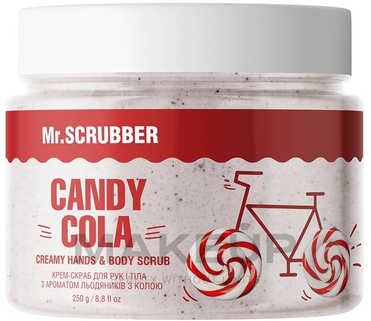 Крем-скраб для рук і тіла з ароматом льодяників з колою - Mr.Scrubber Candy Cola — фото 250g