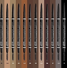 УЦЕНКА Ультратонкий карандаш для бровей - NYX Professional Makeup Micro Brow Pencil * — фото N13