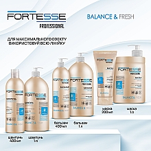Маска для волос "Баланс" - Fortesse Professional Balance & Fresh Mask — фото N9