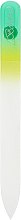 Духи, Парфюмерия, косметика Пилочка хрустальная для ногтей 08-1352, 135мм, зелено-салатовая - SPL