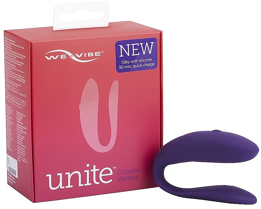 Вібратор для пар з дистанційним керуванням, фіолетовий - We-Vibe Unite Purple — фото N1