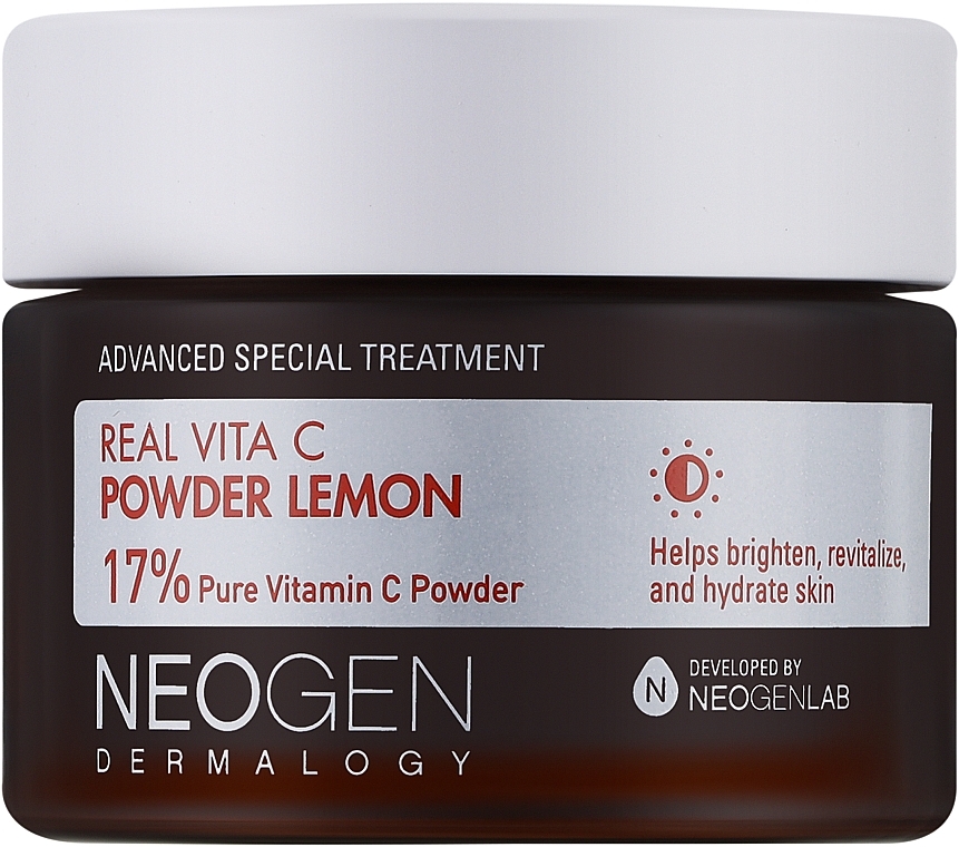 Осветляющая пудра для лица с витамином C - Neogen Dermalogy Real Vita C Powder Lemon — фото N1