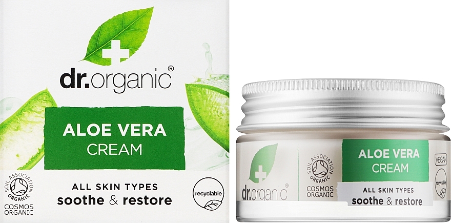 Концентрированный крем с алоэ вера - Dr.Organic Bioactive Skincare Aloe Vera Concentrated Cream — фото N2