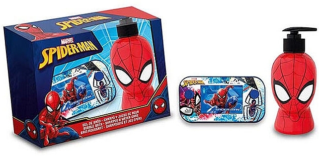 Набір - Lorenay Spiderman Gel Shampoo Set (gel/shmp/300ml + water/game) — фото N1