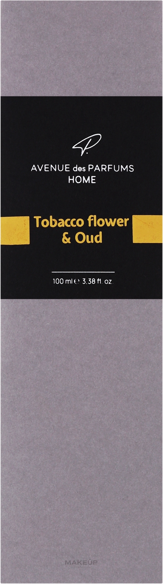 Avenue Des Parfums Home Tobacco Flower & Oud - Аромадиффузор — фото 100ml