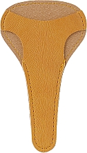 Чохол зі шкірозамінника для ножиць, MS-101B3, охра - Zauber — фото N1