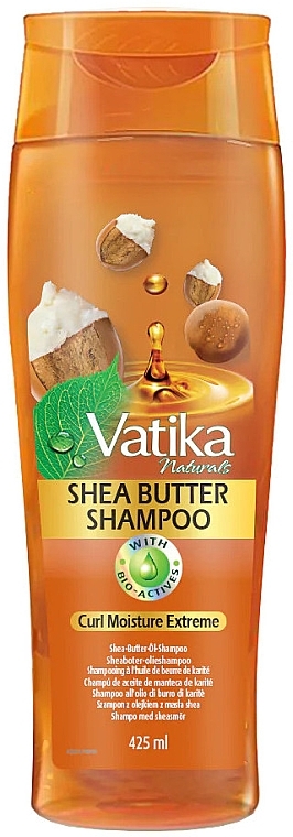 Увлажняющий шампунь с маслом ши - Dabur Vatika Curl Moisture Extreme Shea Butter Shampoo — фото N1