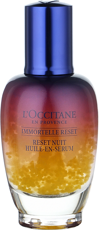 Нічний еліксир для обличчя - L'Occitane Immortelle Overnight Reset Oil-In-Serum — фото N4