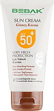 Сонцезахисний крем - Bebak Laboratories Very High Protection Sun Cream SPF50 — фото N1