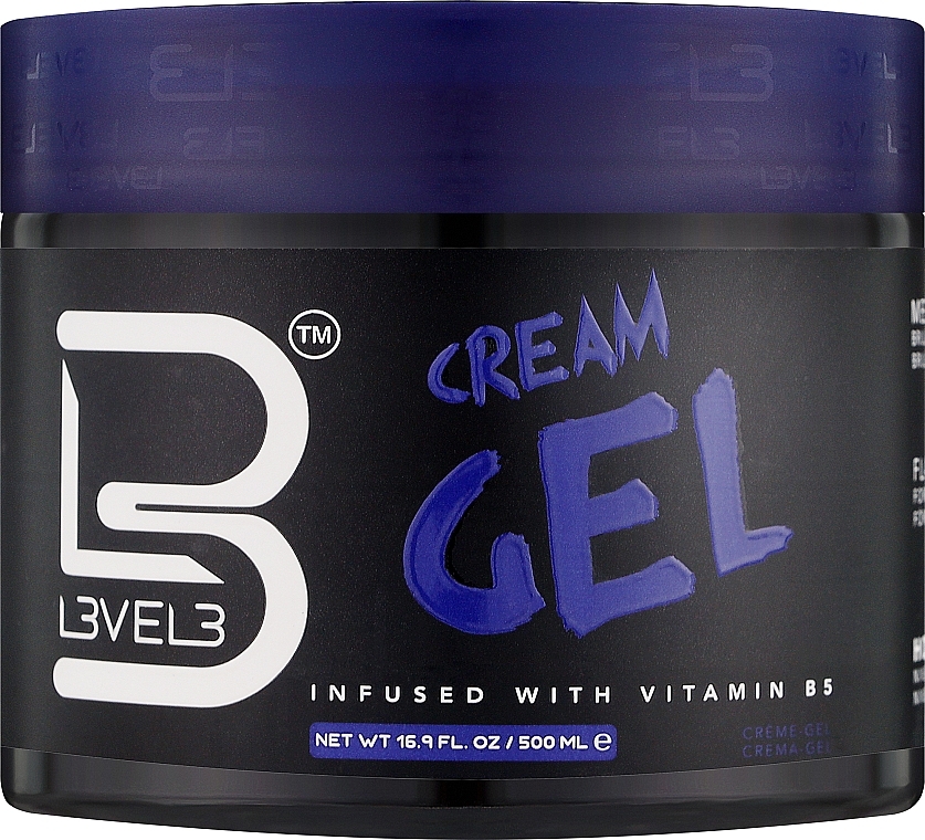 Крем-гель с витамином В5 для укладки волос - Level3 Cream Gel With Vitamin B5 — фото N2