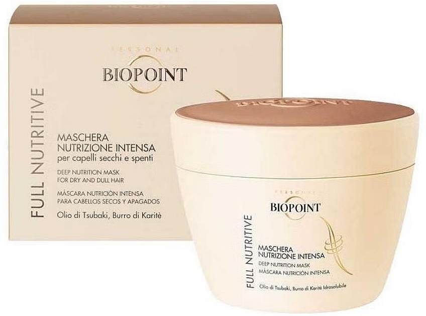 Маска для сухих волос "Питательная" - Biopoint Full Nutritive Mask