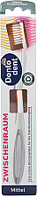 Парфумерія, косметика Зубна щітка у картонній упаковці, помаранчева - Dontodent Zwischenraum Mittel