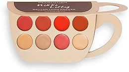 Палетка для макияжа лица и губ - Makeup Revolution X Nikki Lilly Coffee Cup Cream Face & Lip Palette — фото N1