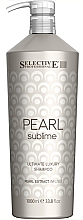 Шампунь з екстрактом перлів для надання блиску світлому та хімічно обробленому волоссю - Selective Pearl Sublime Ultimate Luxury Shampoo — фото N2