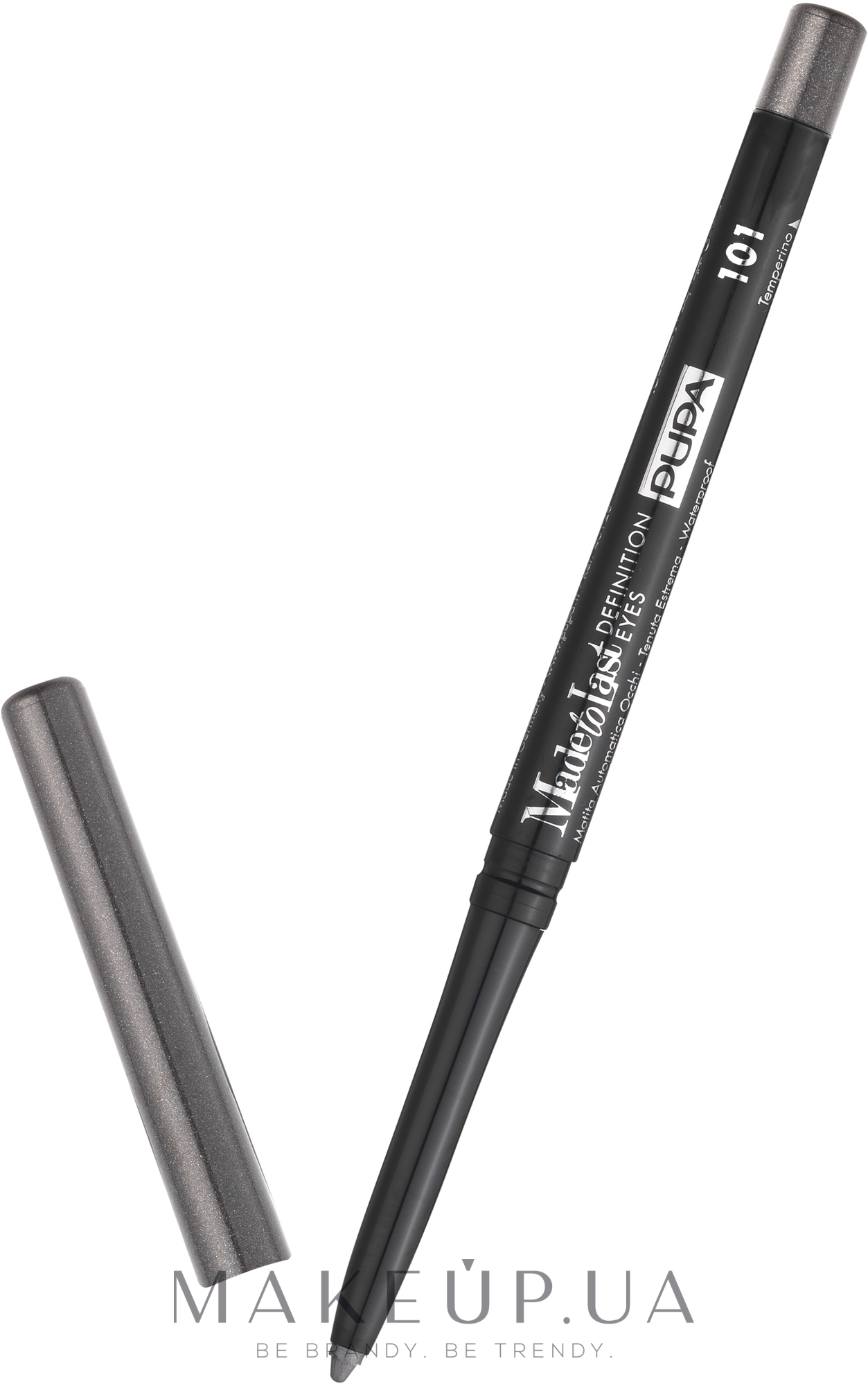 Автоматический карандаш для глаз - Pupa Made To Last Definition Eyes — фото 101 - Stone Grey