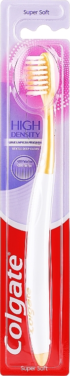 Экстрамягкая зубная щетка, желтая с белым - Colgate Toothbrush Super Soft — фото N1