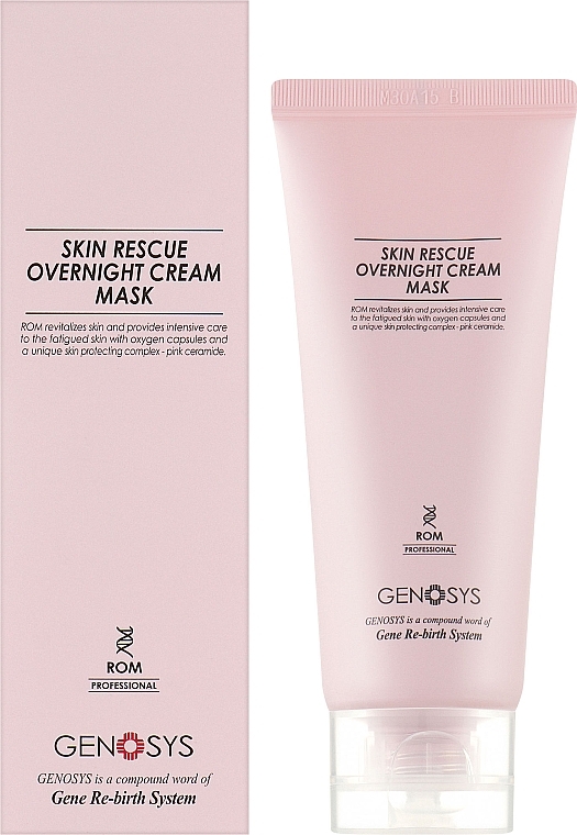 Крем-маска для інтенсивного нічного догляду - Genosys Skin Rescue Overnight Cream Mask — фото N2