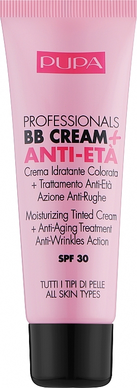 УЦЕНКА Увлажняющий антивозрастной BB-крем - Pupa Anti-age BB-Cream SPF30 * — фото N1