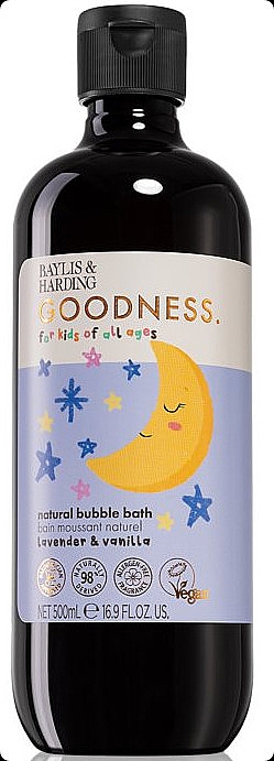 Пена для ванны для детей "Лаванда и ваниль" - Baylis & Harding Goodness Lavender & Vanilla Natural Bubble Bath — фото N1