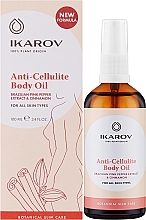 Антицеллюлитное масло для тела, с розовым перцем и корицей - Ikarov — фото N2